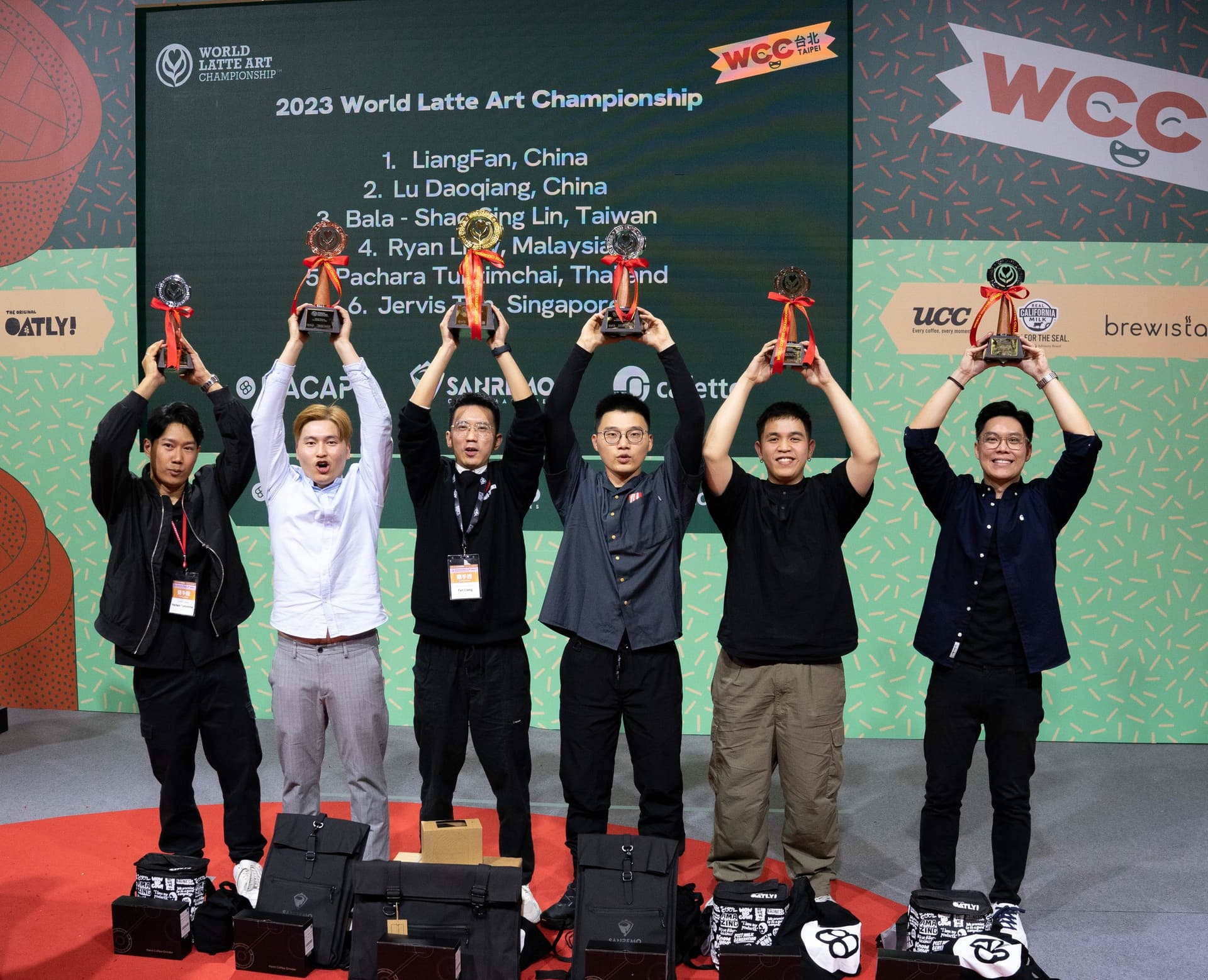 Триумф в Тайбэе: представление чемпионов мира по кофе 2023 года