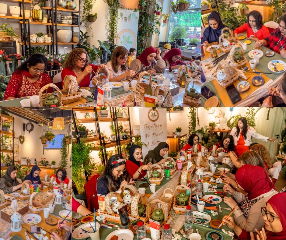 ГАРМОНИЯ В РАСЦВЕТЕ – “Событие “Посади, Разрисуй и Попей Кофе” от Art4you.