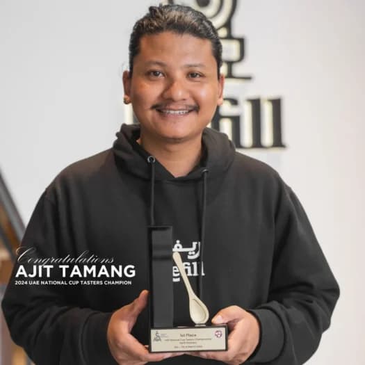 Savoring Success: A Chat with Ajit Tamang, UAE National Cup Tasters Champion 2024
