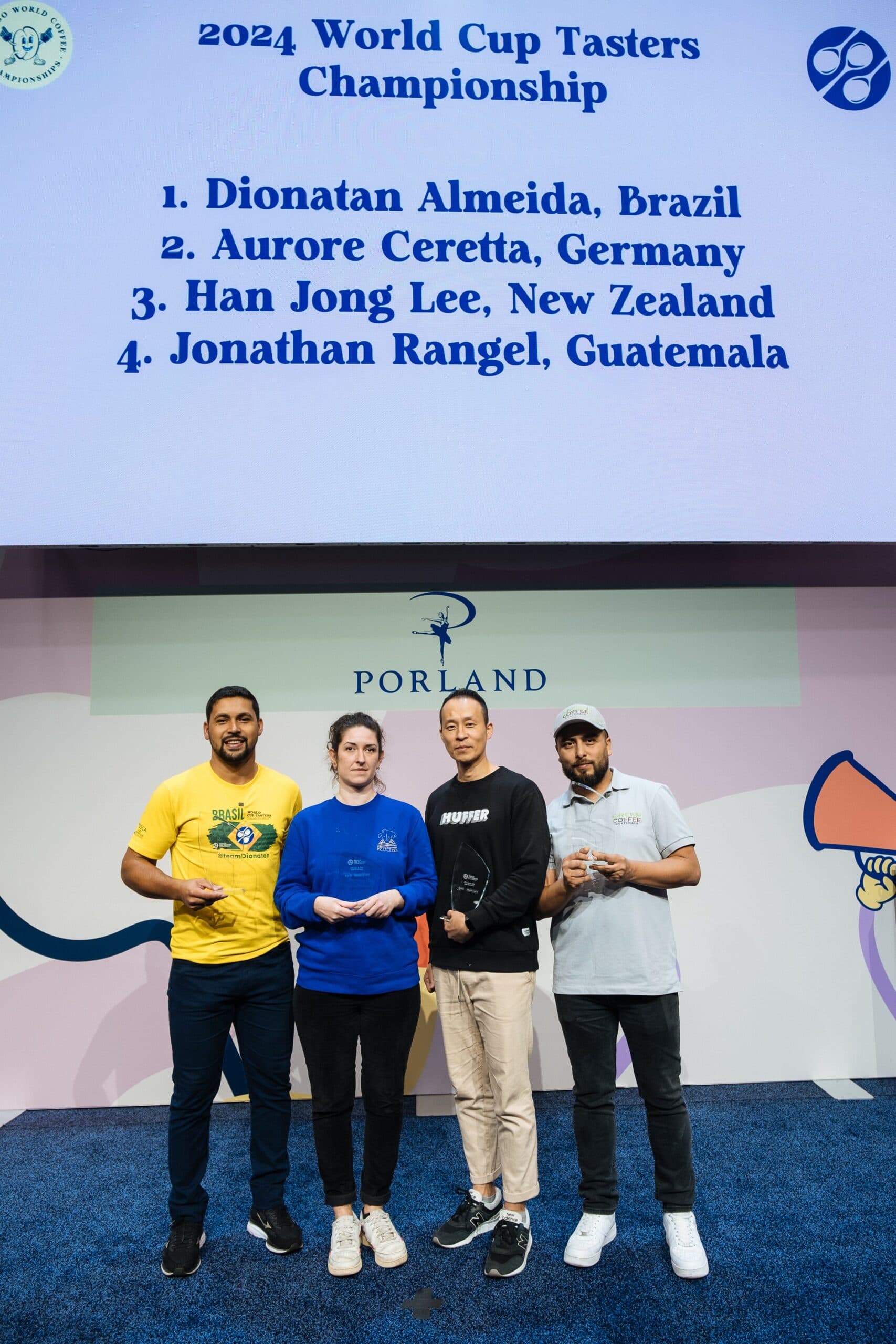 Дионатан Алмейда из Бразилии побеждает на Чемпионате мира по дегустации кофе 2024 года