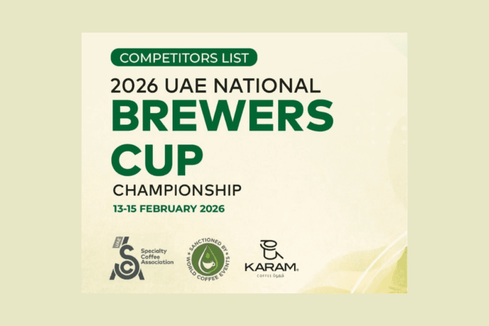 12 Baristas Compete in the UAE National Brewers Cup Championship 2026