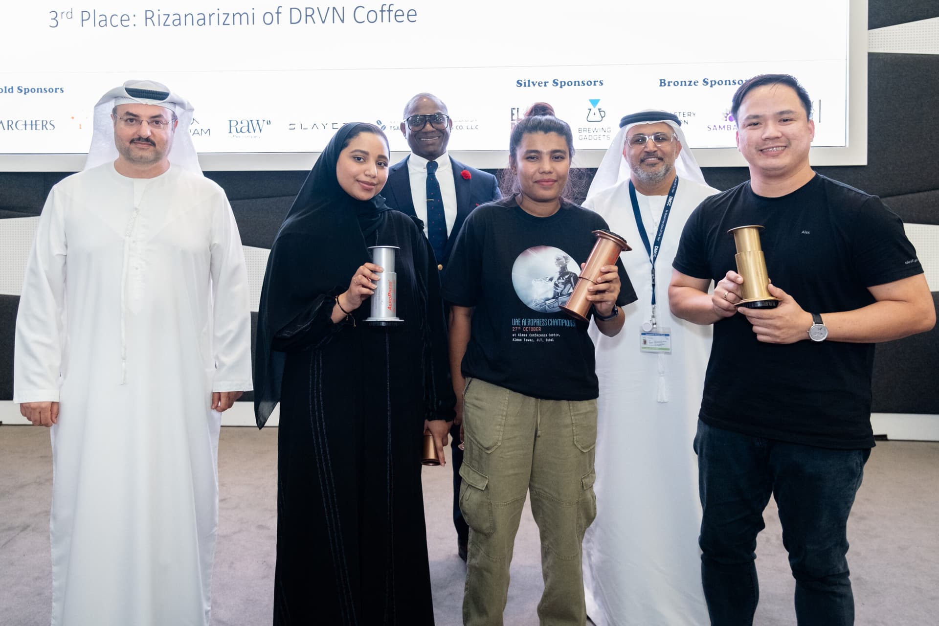 Alexander Bernardo achieves first place in the UAE Aeropress Coffee Championship 2023