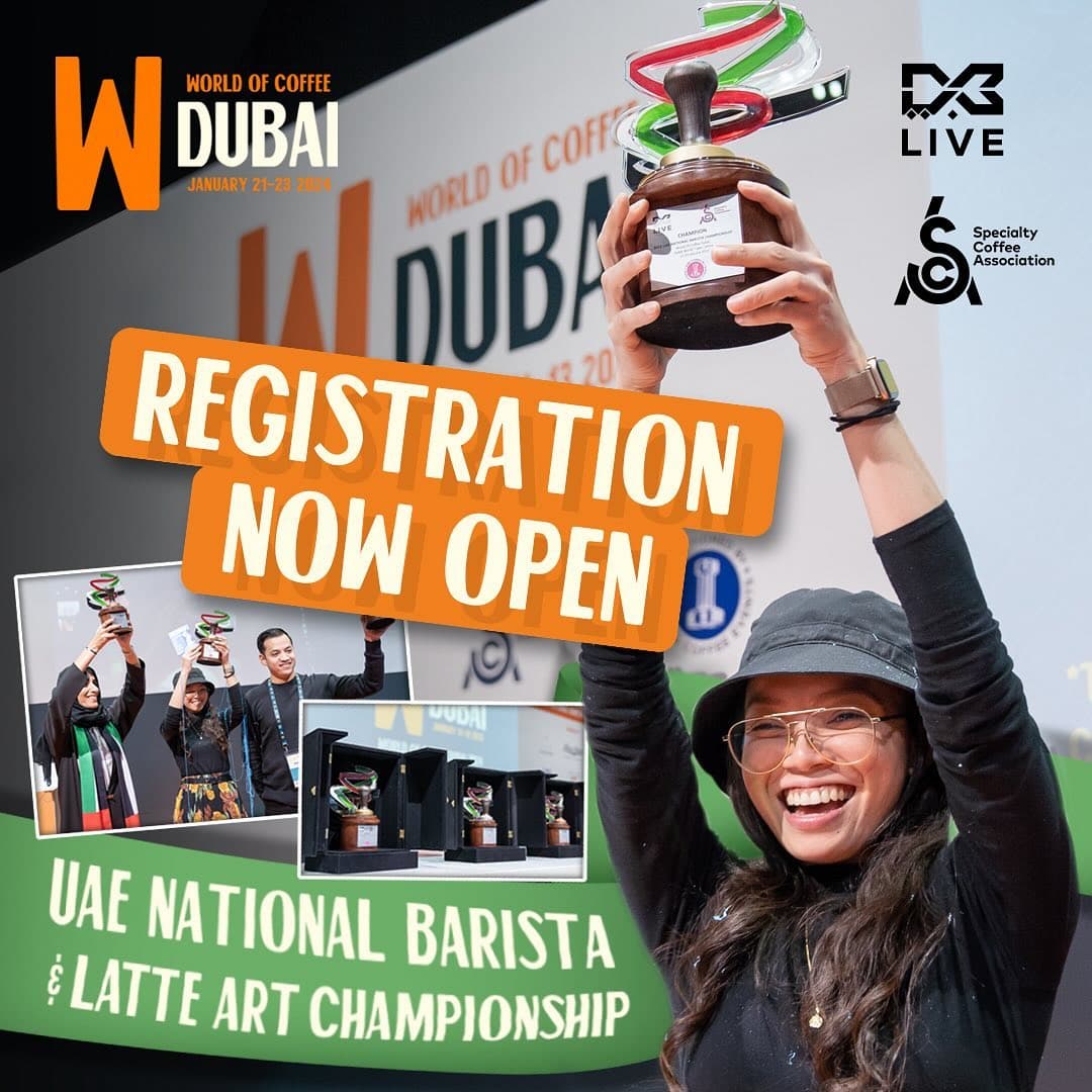 открыта регистрация на национальный чемпионат ОАЭ по бариста и латте-арту 2024 года