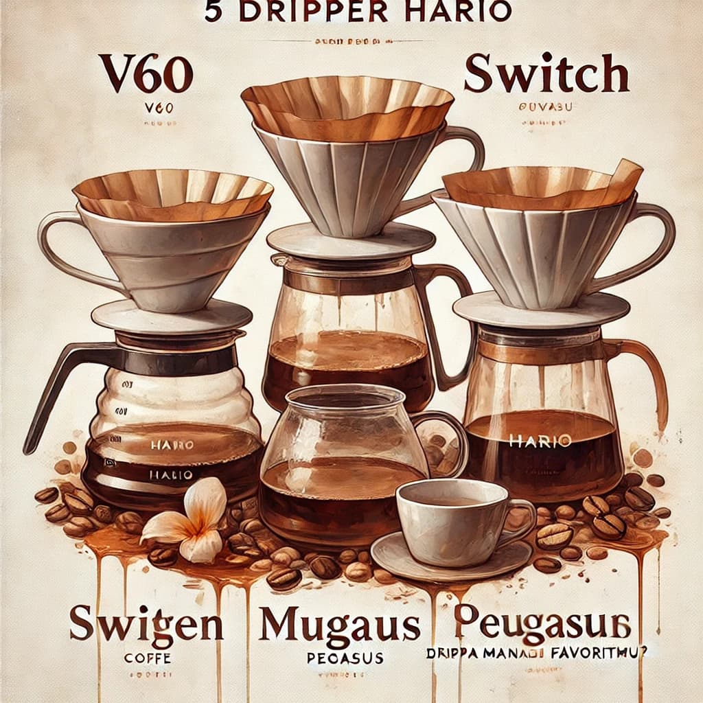 5 Dripper Hario: Which One is Your Favorite?