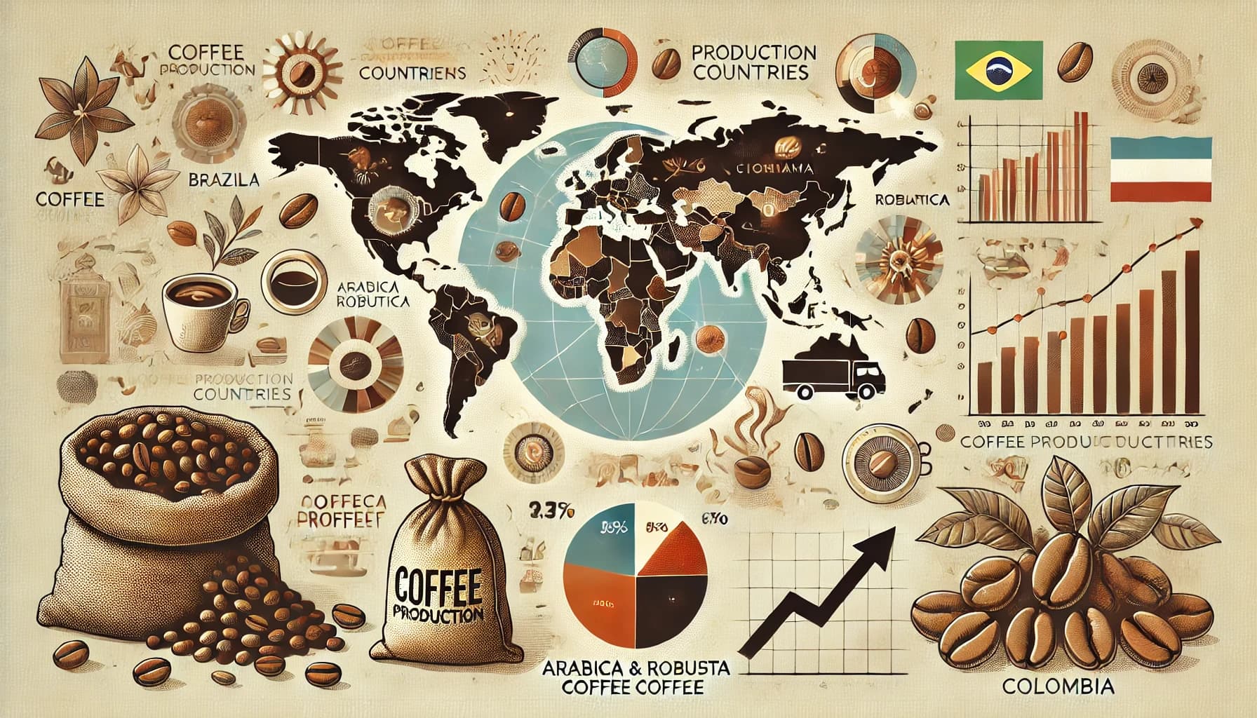 Глобальный рынок кофе восстанавливается на фоне постоянных проблем