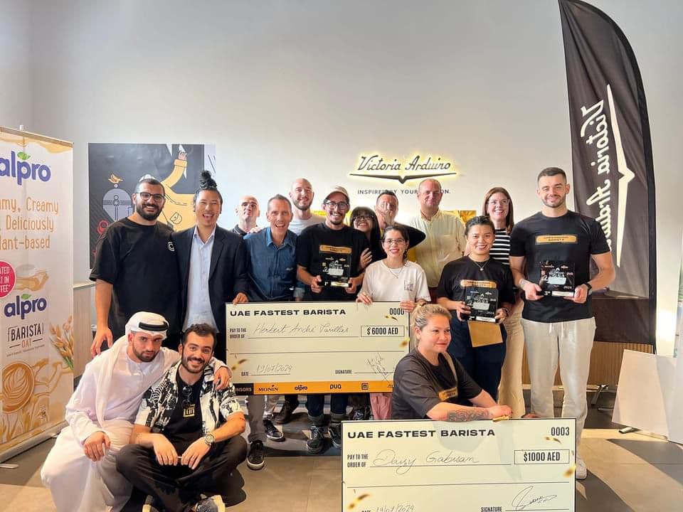 Andree Rios Wins UAE’s Fastest Barista Competition