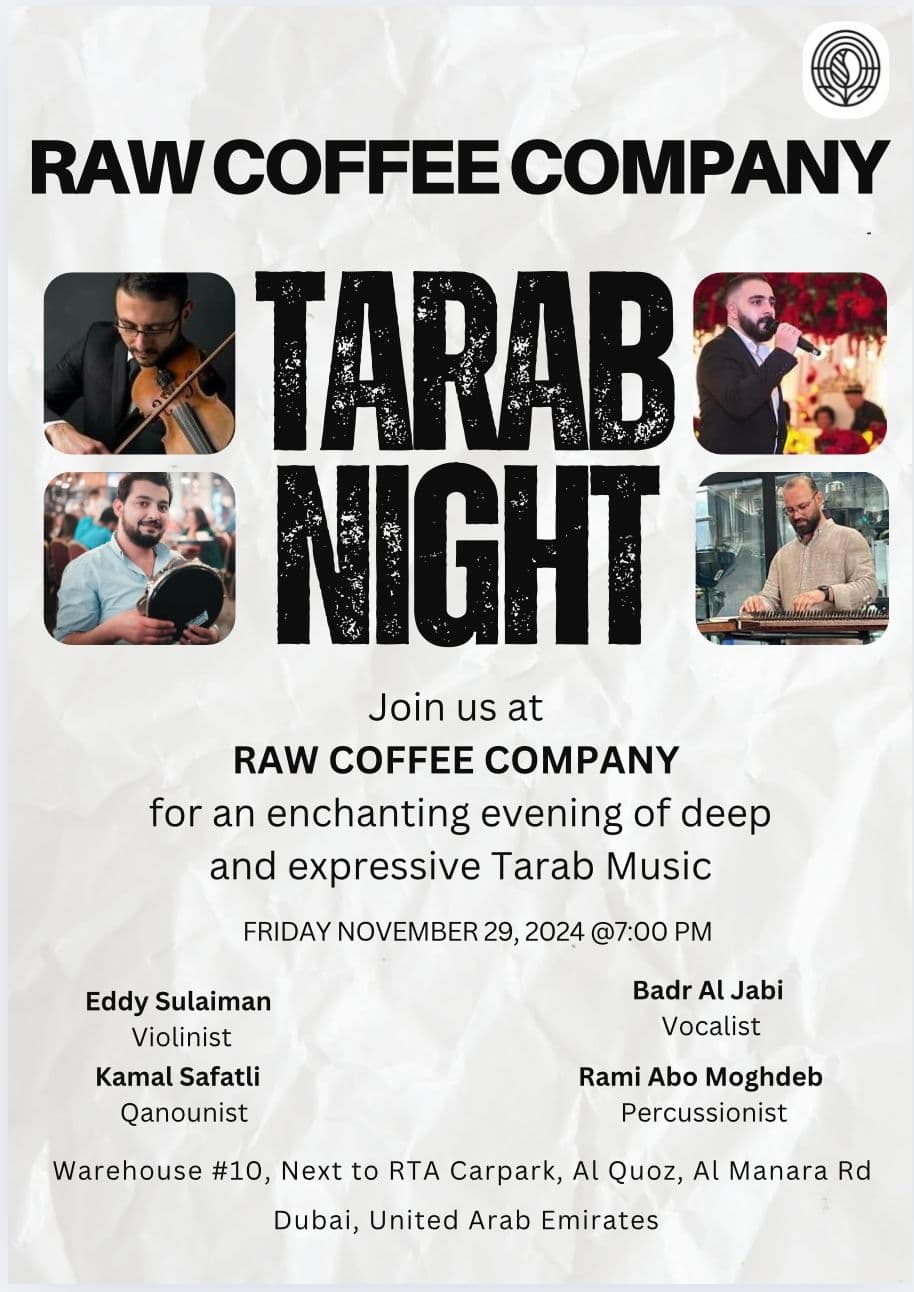 Вечер Тараба в РАВ Кофе Компани: праздник подлинного искусства