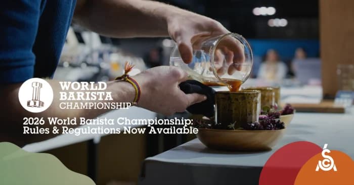 SCA Announces World Barista Championship Rules and Regulations Changes for 2026