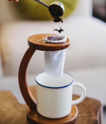 Chorreador Coffee Maker with Country Scene from Costa Rica, 'Costa Rica  Morning