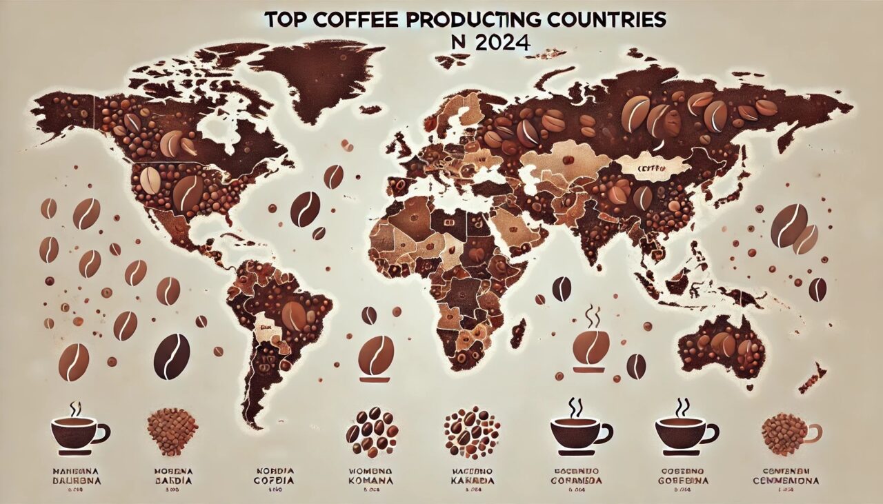 أبرز الدول المنتجة للقهوة في عام 2024