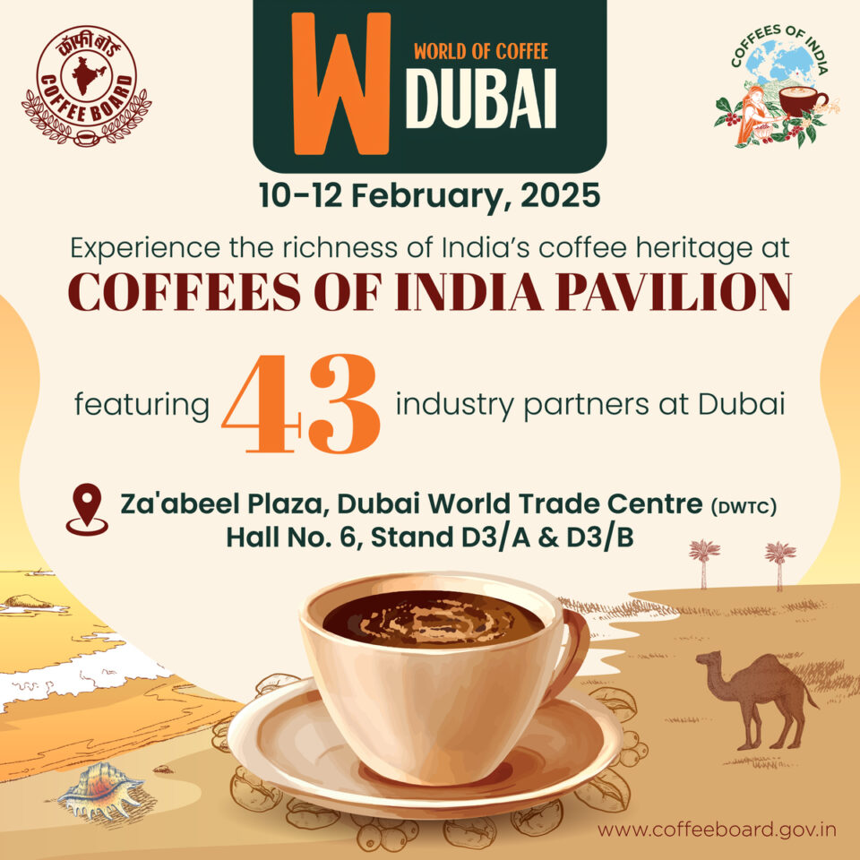 India Brewing Big at World of Coffee Dubai 2025!