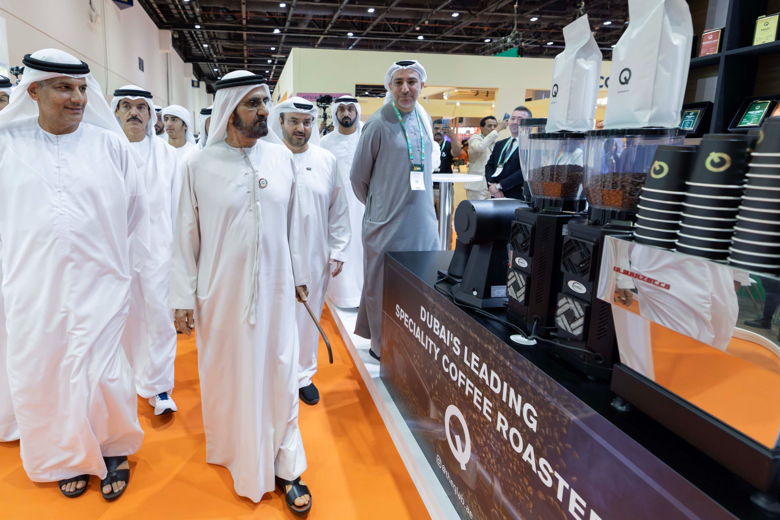 Mohammed bin Rashid visits World of Coffee 2025 Dubai exhibition