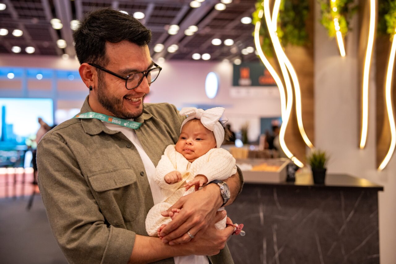 The Youngest Coffee Enthusiast: Two-Month-Old Mila Visits World of Coffee Dubai 2025!