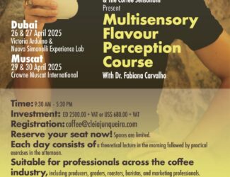 Coffee Expert Cleia Junqueira Hosts Exclusive Course on Multisensory Flavour Perception with Dr. Fabiana Carvalho