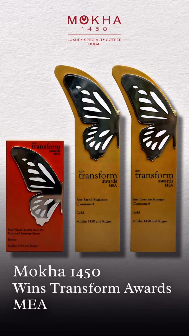 Mokha 1450 Triumphs at Transform Awards MEA 2025 with Top Honors in Branding Excellence