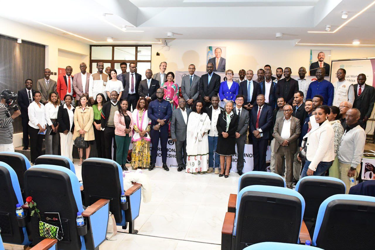Group photo of officials, stakeholders, and participants at the African Coffee Statistical Workshop held in Addis Ababa, Ethiopia, July 2025.