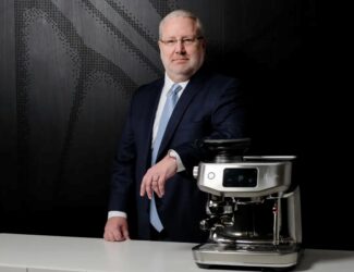 Breville chief executive Jim Clayton is making more coffee machines outside China to mitigate the effects of Trump’s tariffs. Oscar Colman