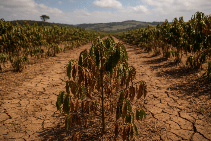 Coffee Prices Surge on Brazil Weather Concerns and Supply Tightness