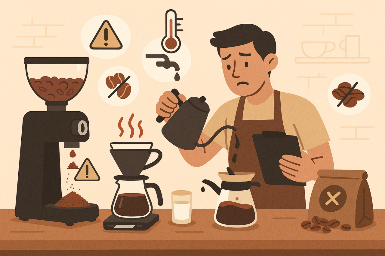 Common Coffee Brewing Mistakes and How to Fix Them