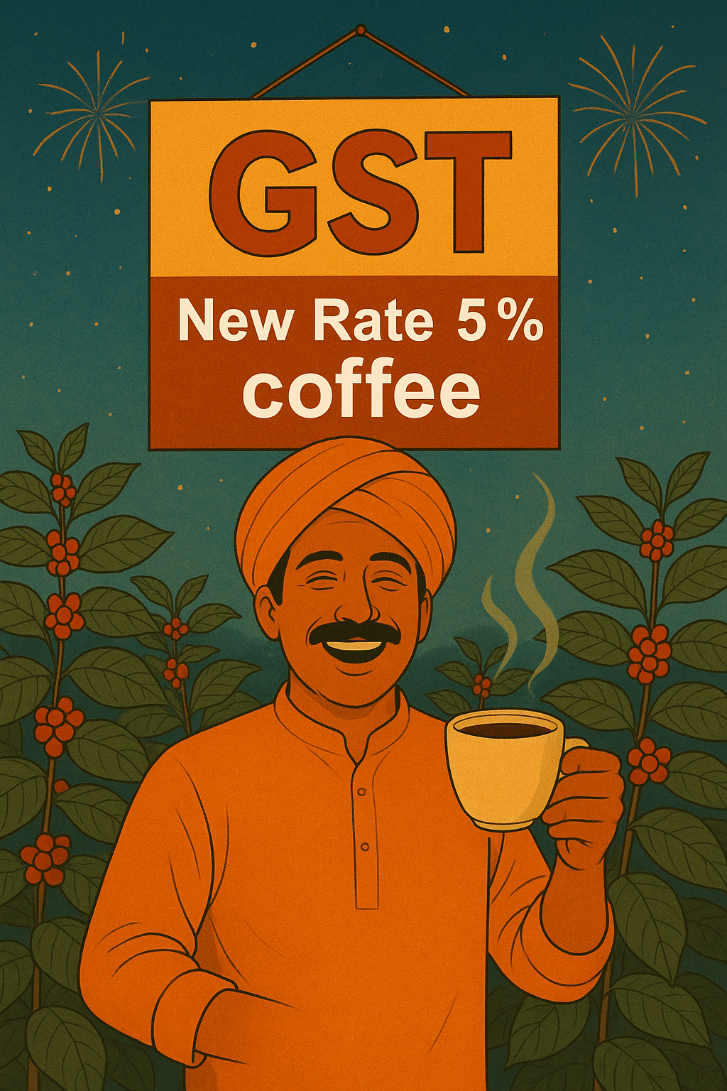 India Cuts GST on Coffee to 5% in Landmark Tax Overhaul