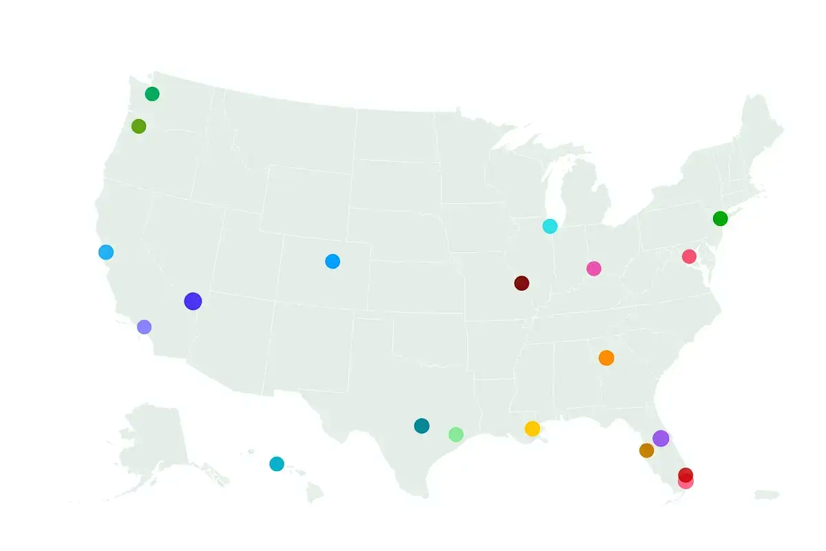 map Top 10 U.S. Cities Thriving in Coffee Culture
