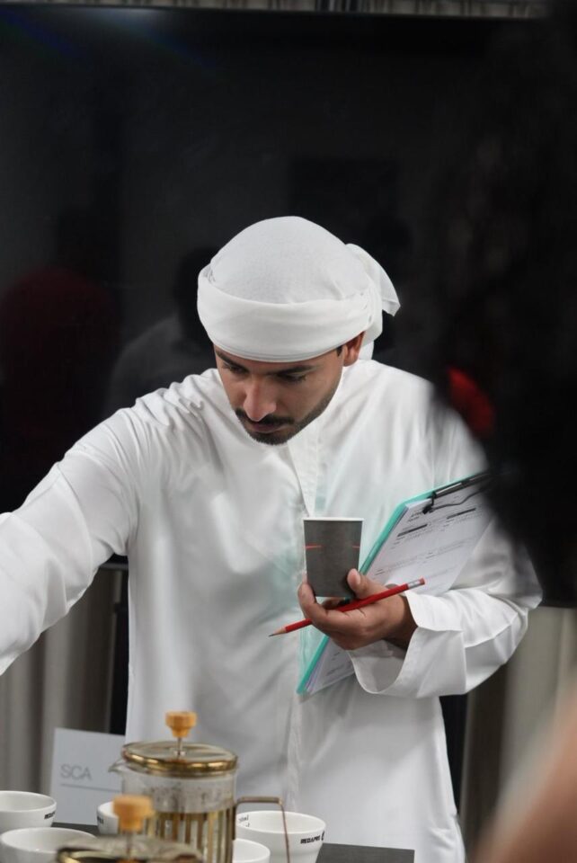 Abdulla Al-Sakkaf at Profile Specialty Coffee in Umm Al-Quwain, UAE