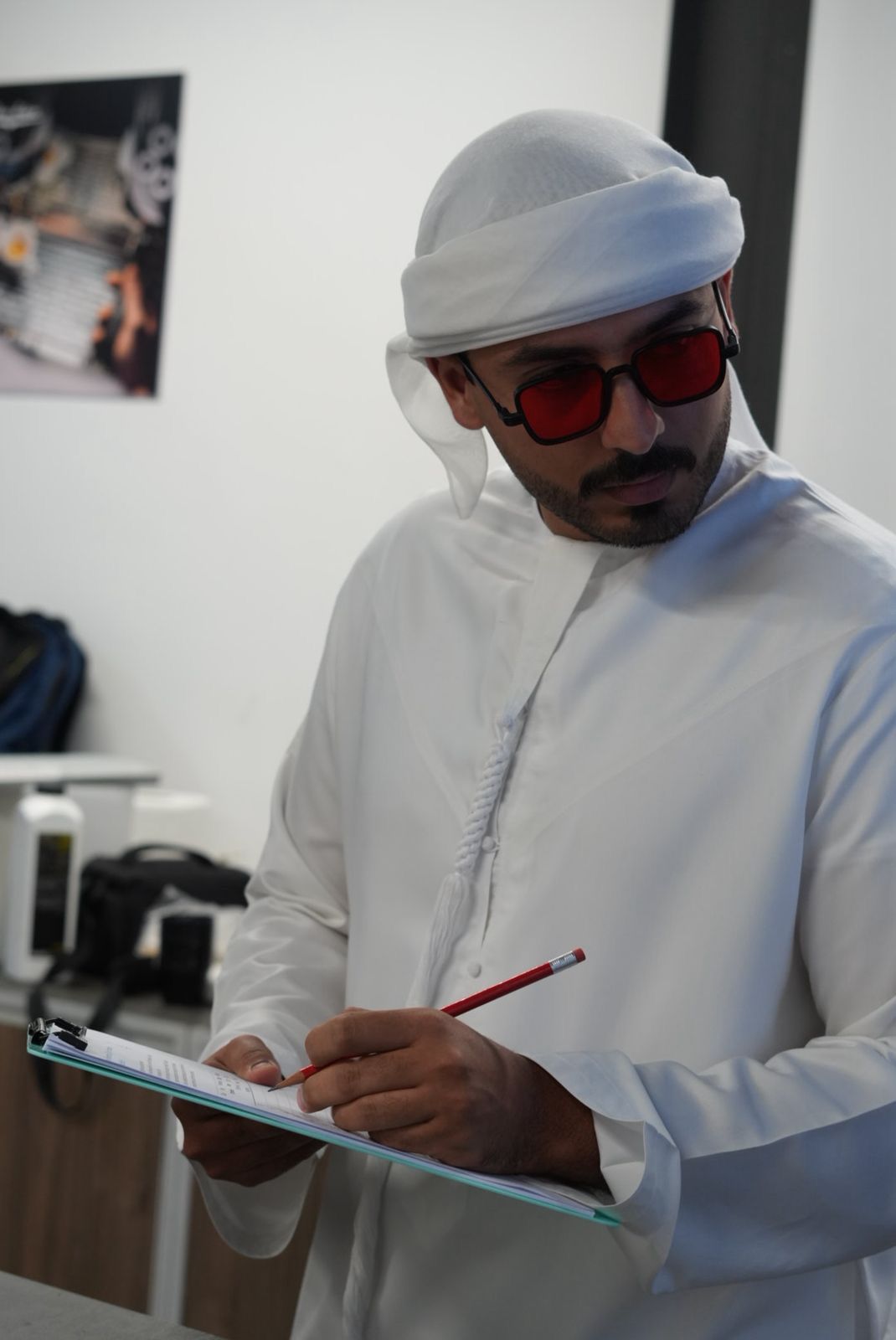 Abdulla Al-Sakkaf at Profile Specialty Coffee in Umm Al-Quwain, UAE