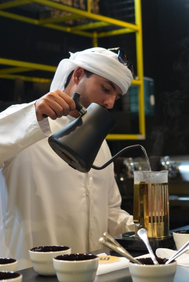 Abdulla Al-Sakkaf at Profile Specialty Coffee in Umm Al-Quwain, UAE