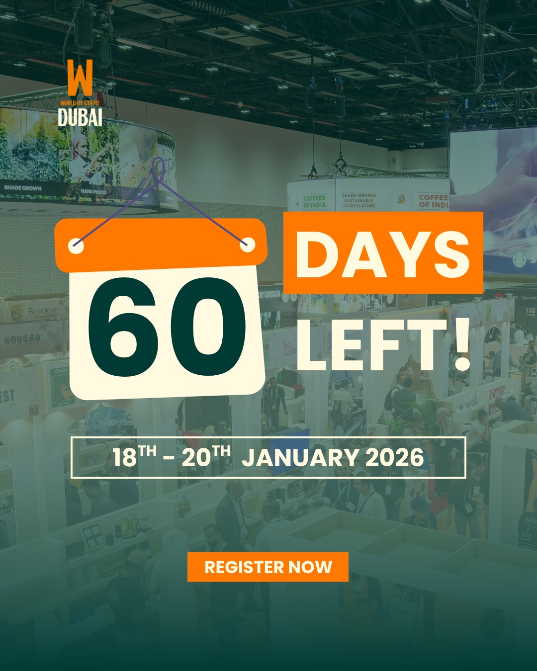 60 Days to the Biggest Coffee Industry Event in the Middle East – World of Coffee Dubai 2026