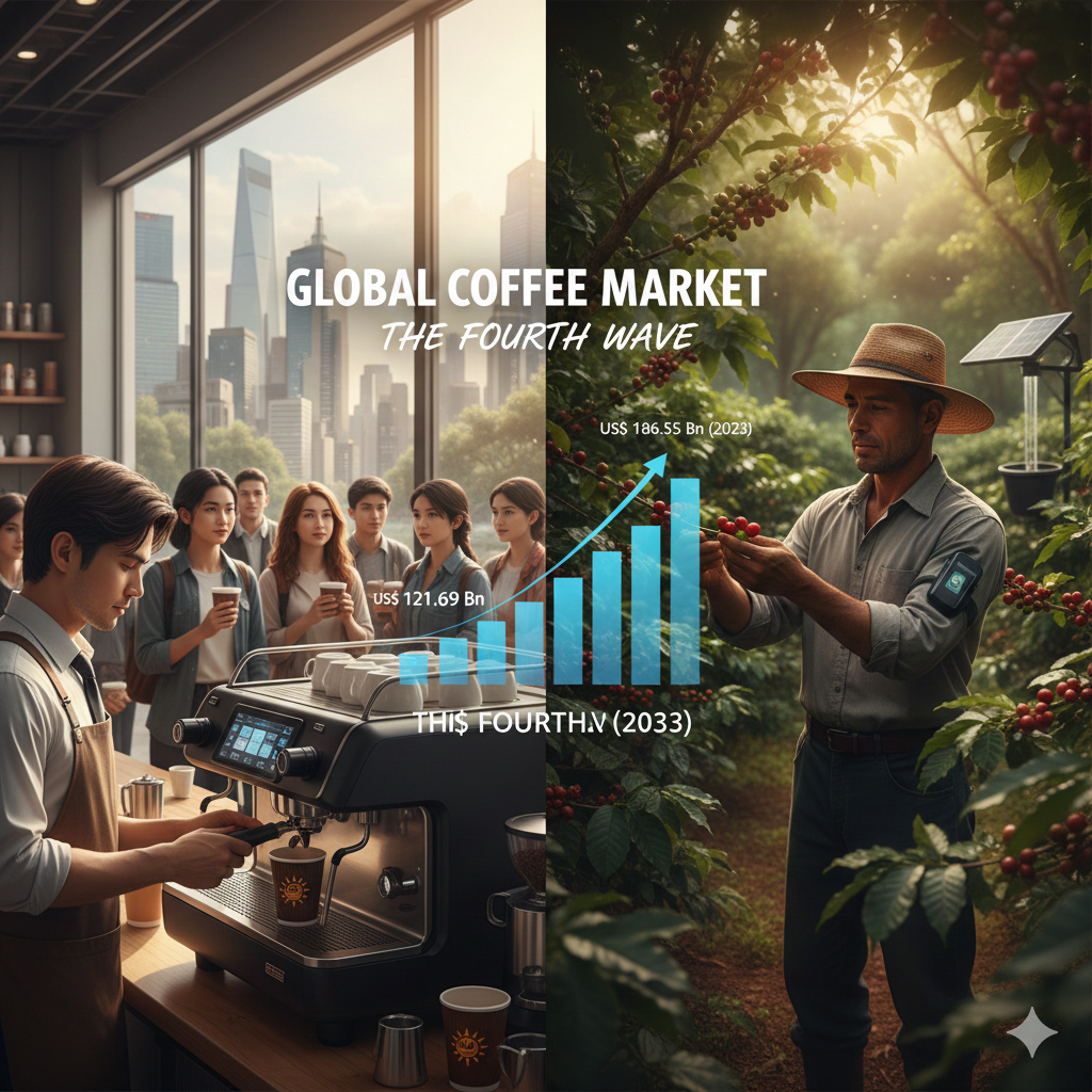 Global Coffee Market Value to Hit $186.5 Billion by 2033